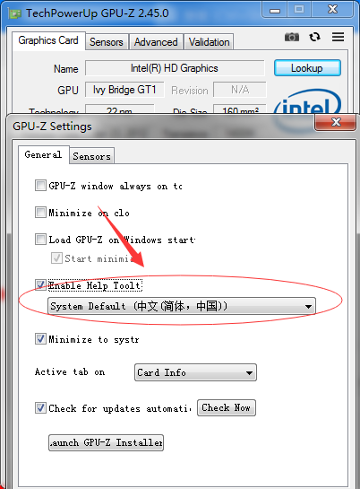 GPU-Z如何设置中文？
