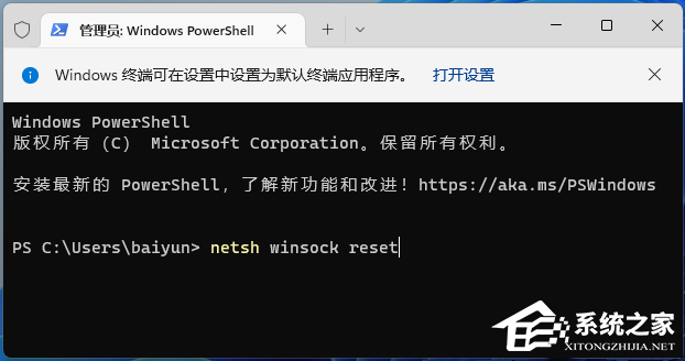 Win11使用flushdns命令后无法上网的三