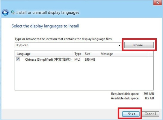 Win8语言包怎么安装？